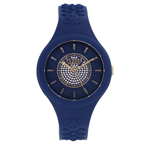 Versus Versace 39MM Stainless Steel, Silicone & Crystal Watch NWT - Picture 1 of 8